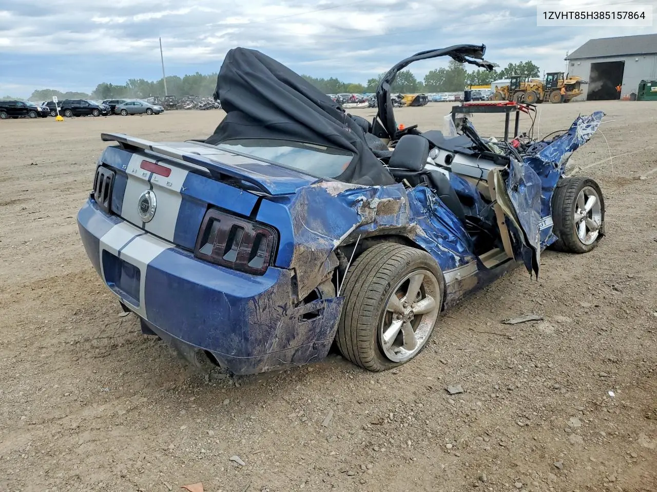 2008 FORD MUSTANG VIN 1ZVHT85H385157864 — фото 3