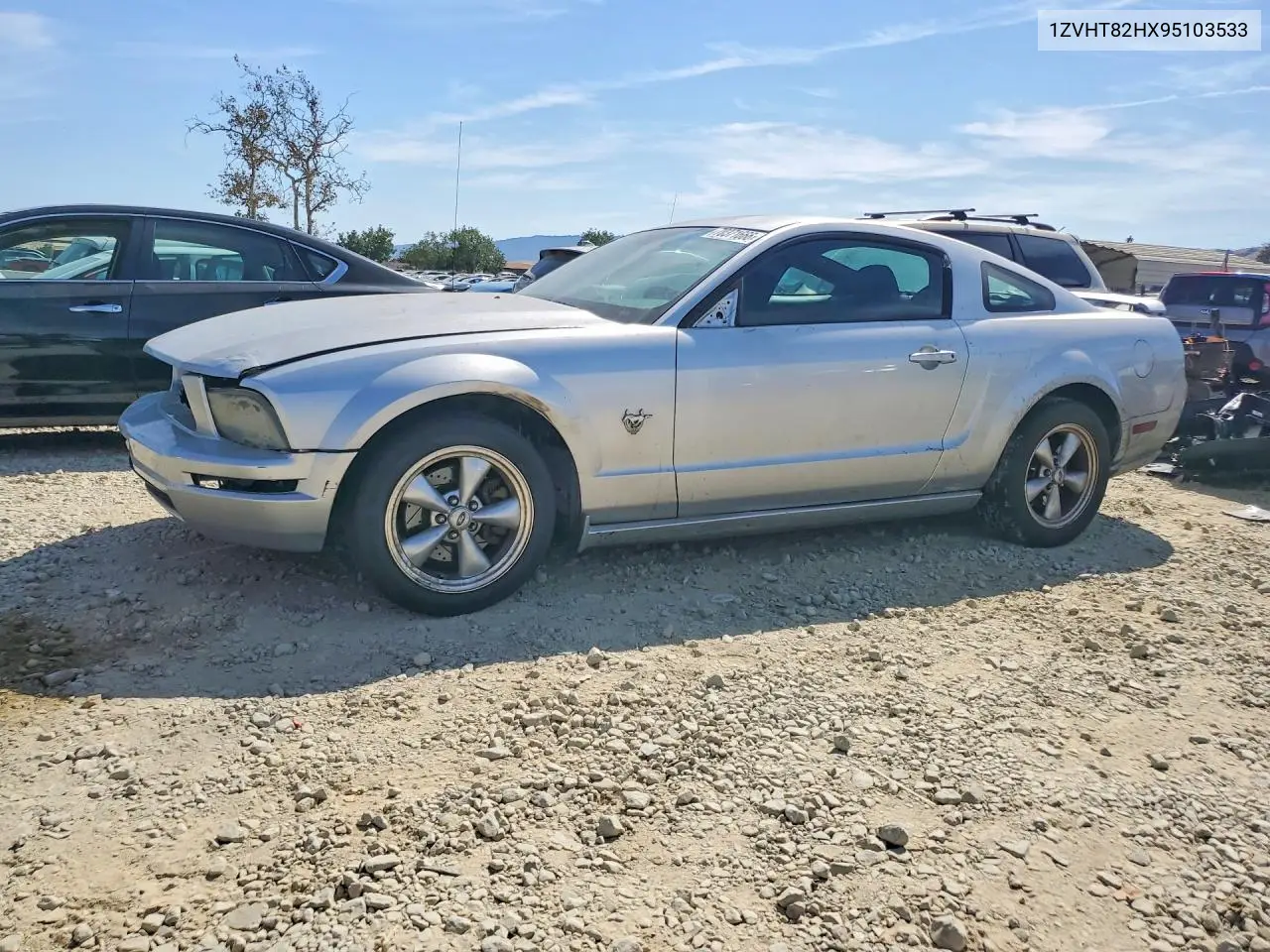 FORD MUSTANG 2009, VIN 1ZVHT82HX95103533