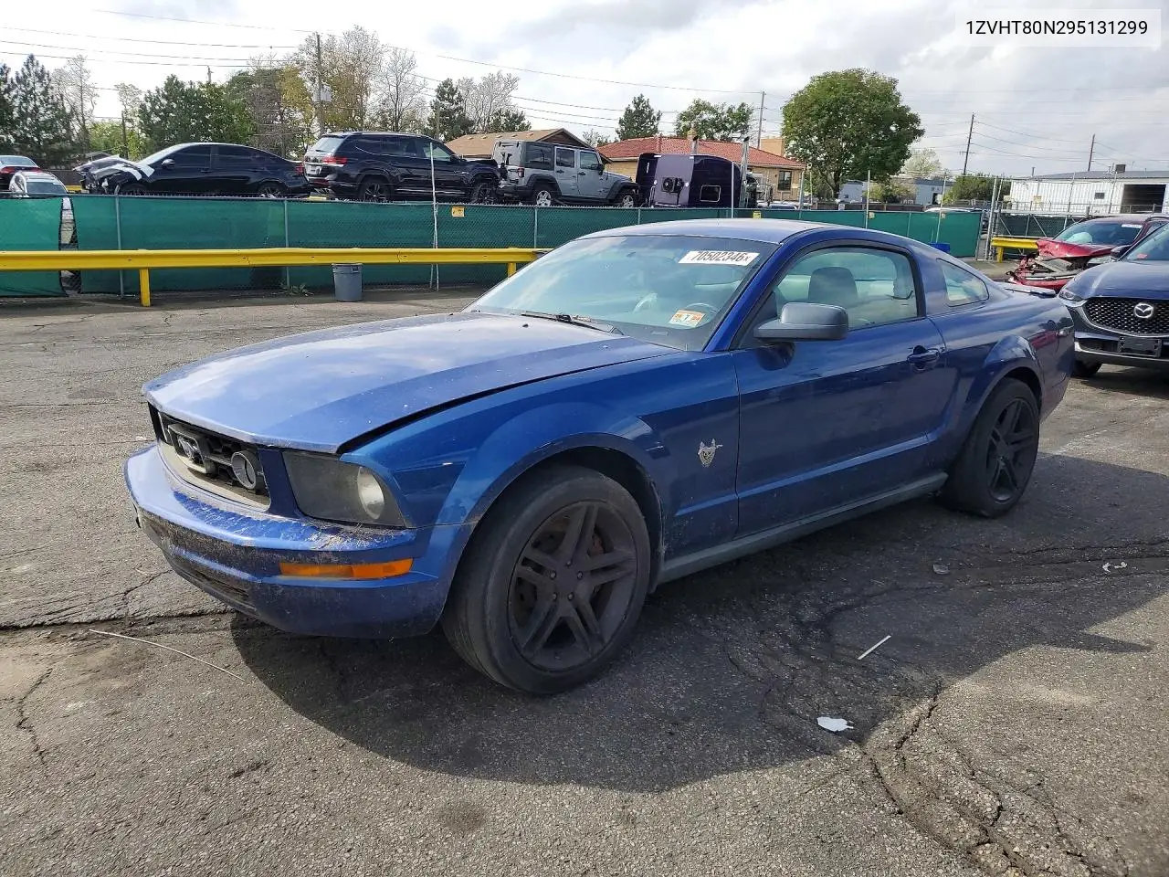 FORD MUSTANG 2009, VIN 1ZVHT80N295131299