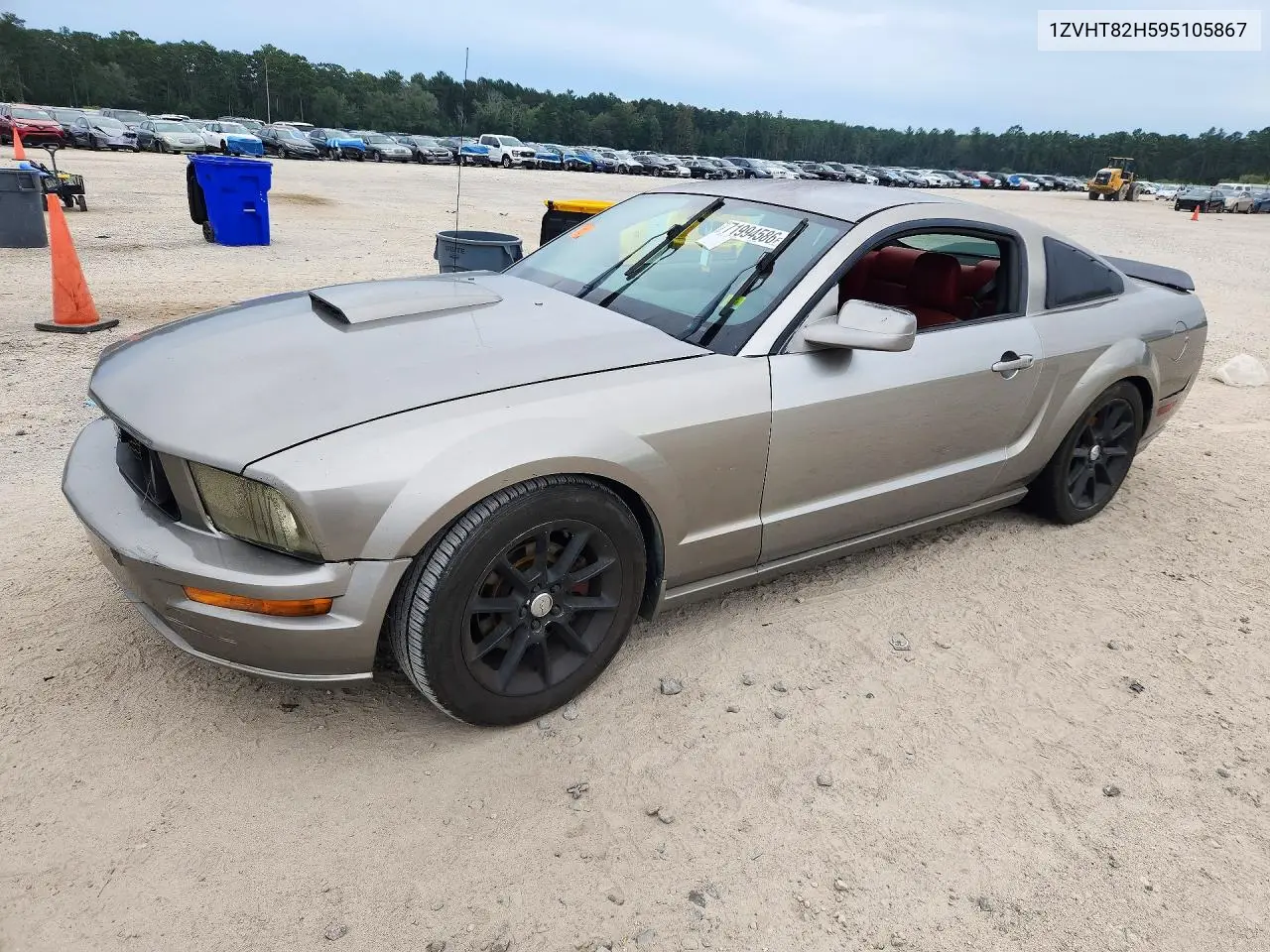 FORD MUSTANG 2009, VIN 1ZVHT82H595105867