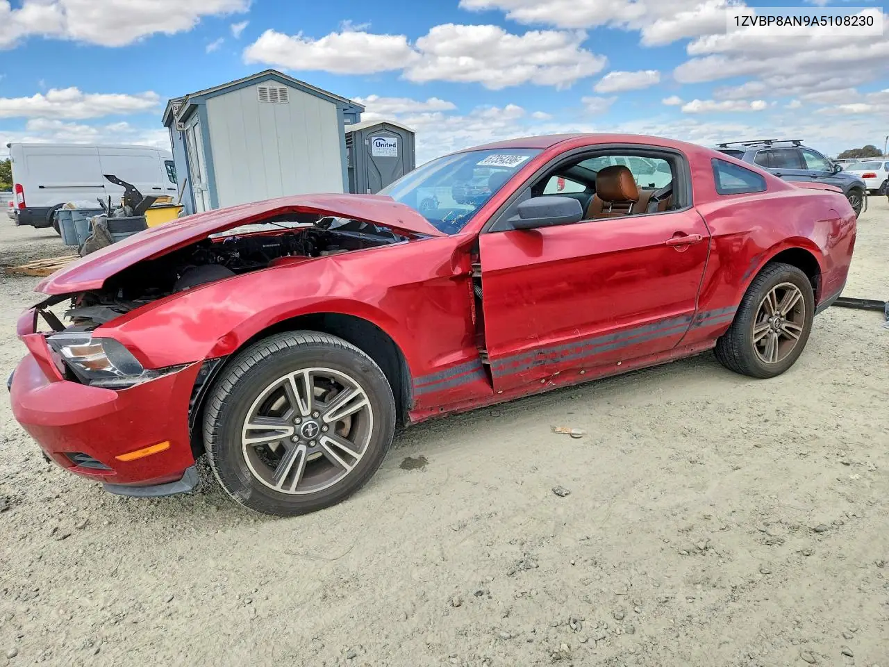 FORD MUSTANG 2010, VIN 1ZVBP8AN9A5108230