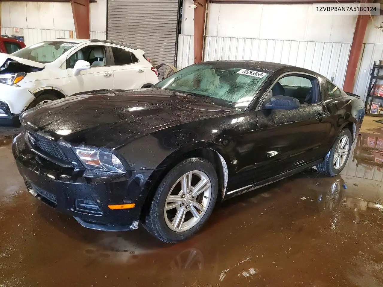 FORD MUSTANG 2010, VIN 1ZVBP8AN7A5180124