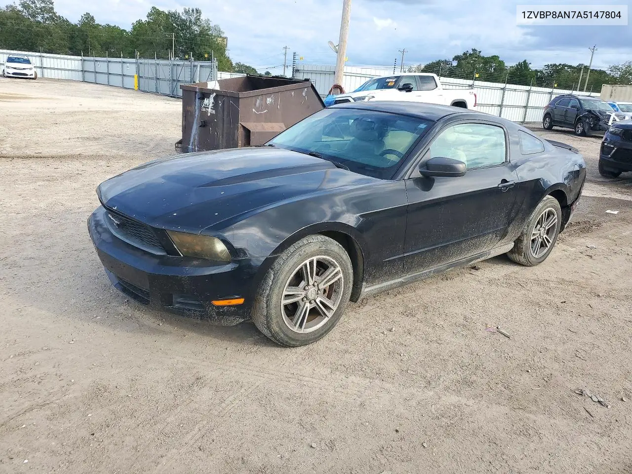 FORD MUSTANG 2010, VIN 1ZVBP8AN7A5147804
