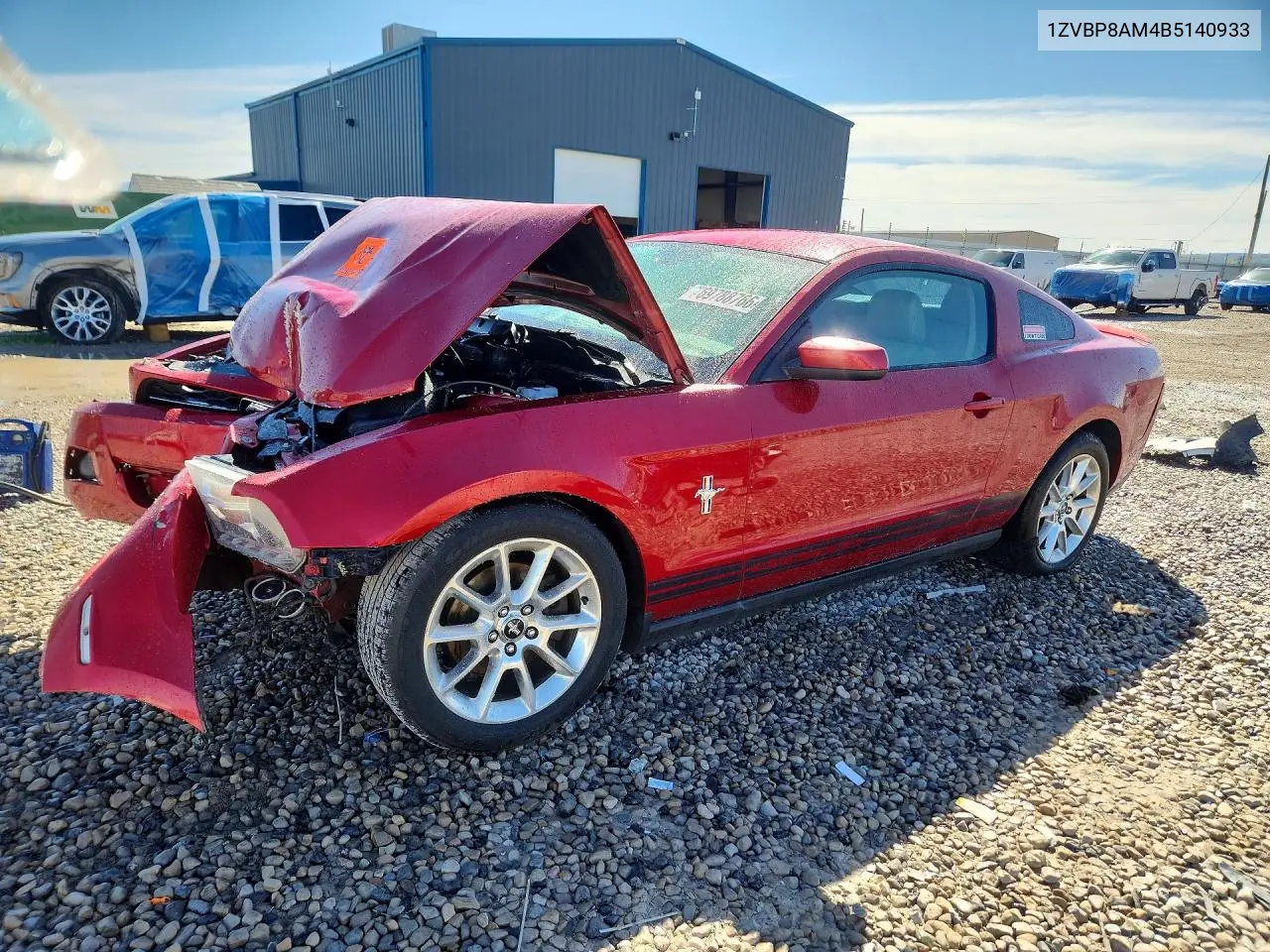 FORD MUSTANG 2011, VIN 1ZVBP8AM4B5140933