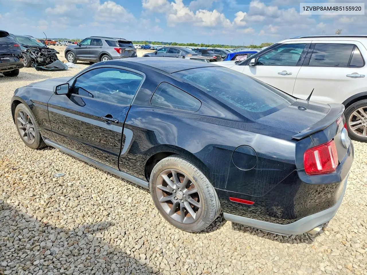 2011 FORD MUSTANG VIN 1ZVBP8AM4B5155920 — фото 2