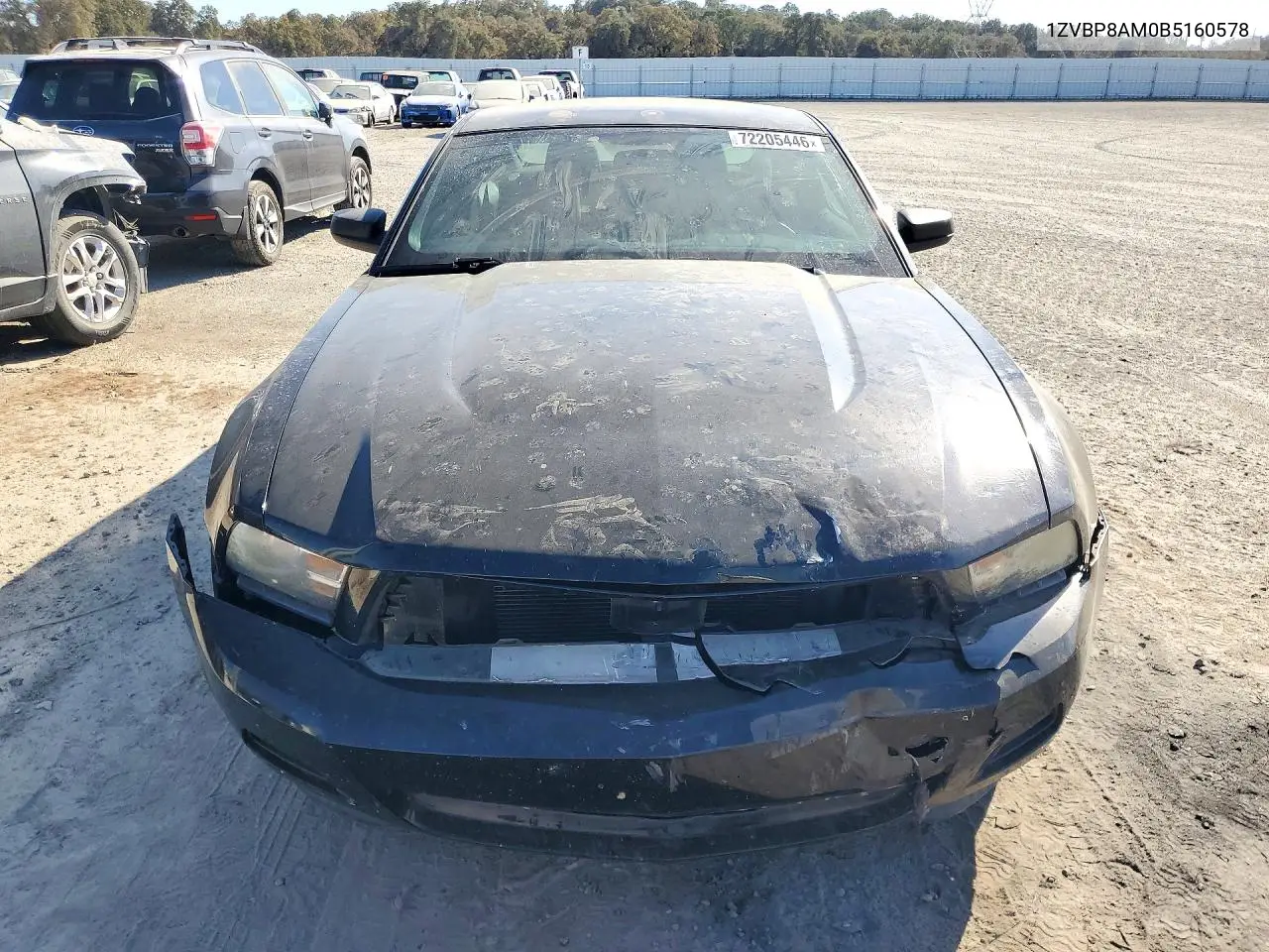 2011 FORD MUSTANG VIN 1ZVBP8AM0B5160578 — фото 5