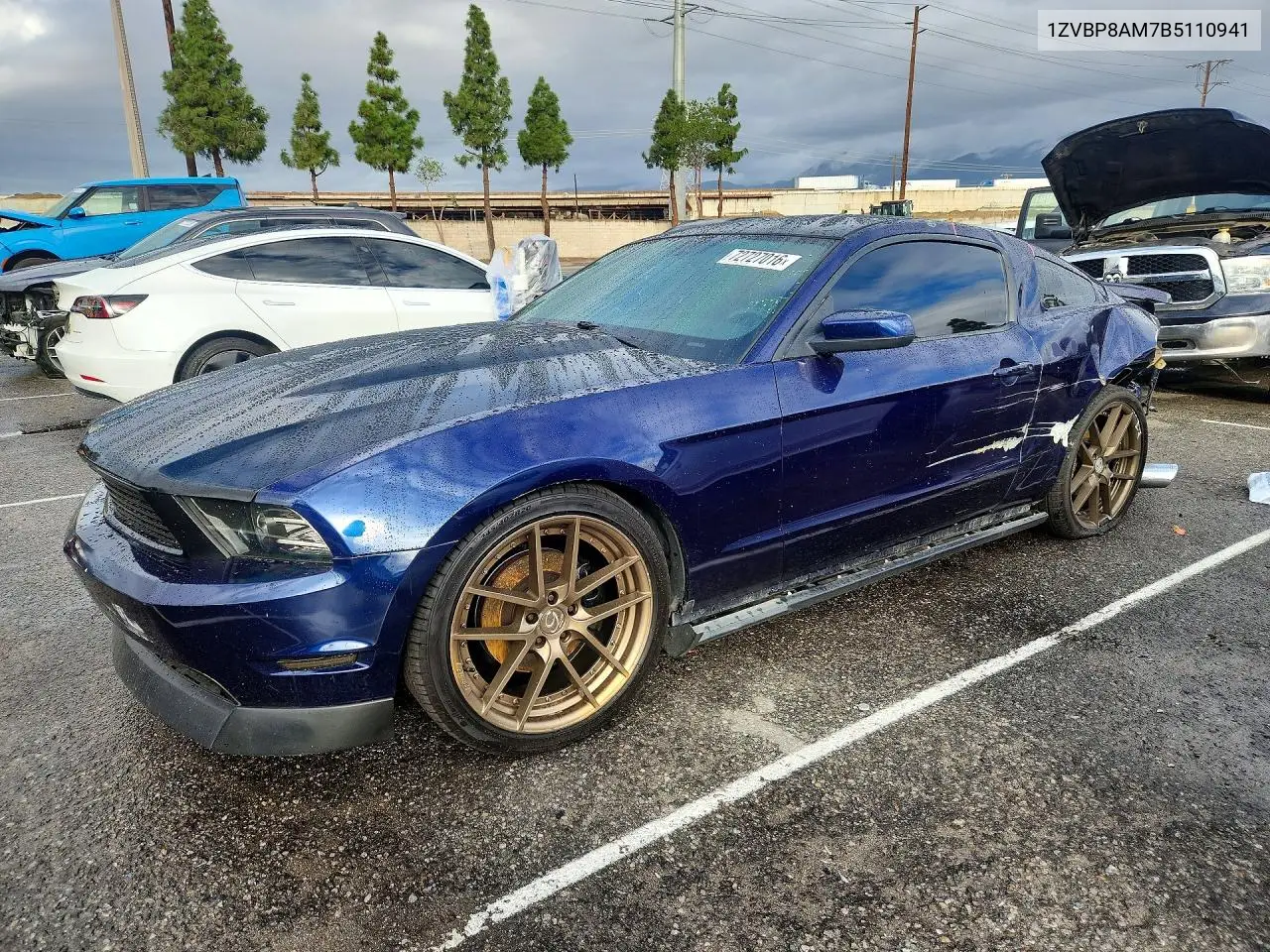 FORD MUSTANG 2011, VIN 1ZVBP8AM7B5110941