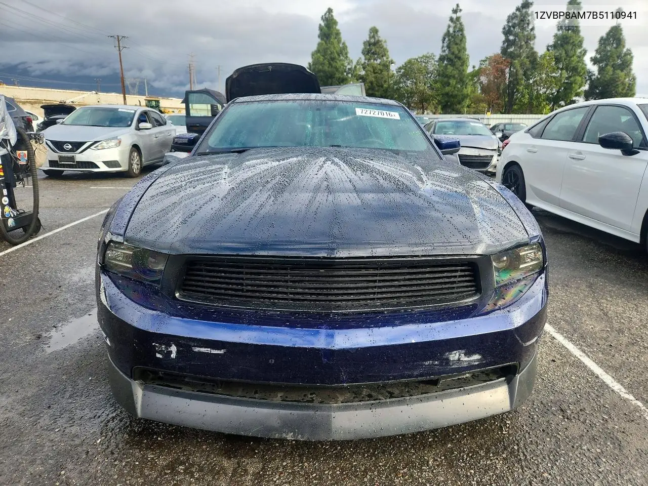 2011 FORD MUSTANG VIN 1ZVBP8AM7B5110941 — фото 5