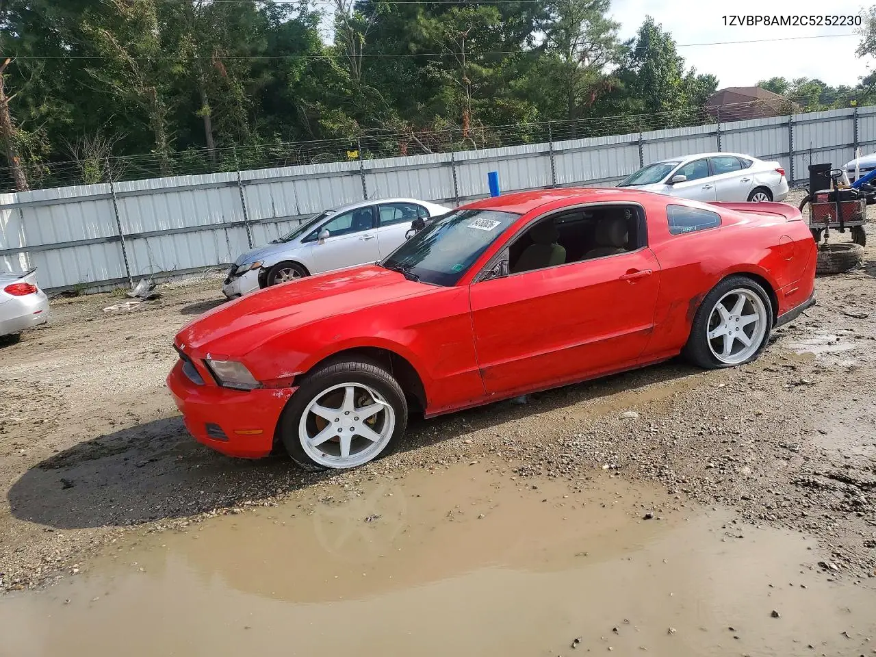 FORD MUSTANG 2012, VIN 1ZVBP8AM2C5252230