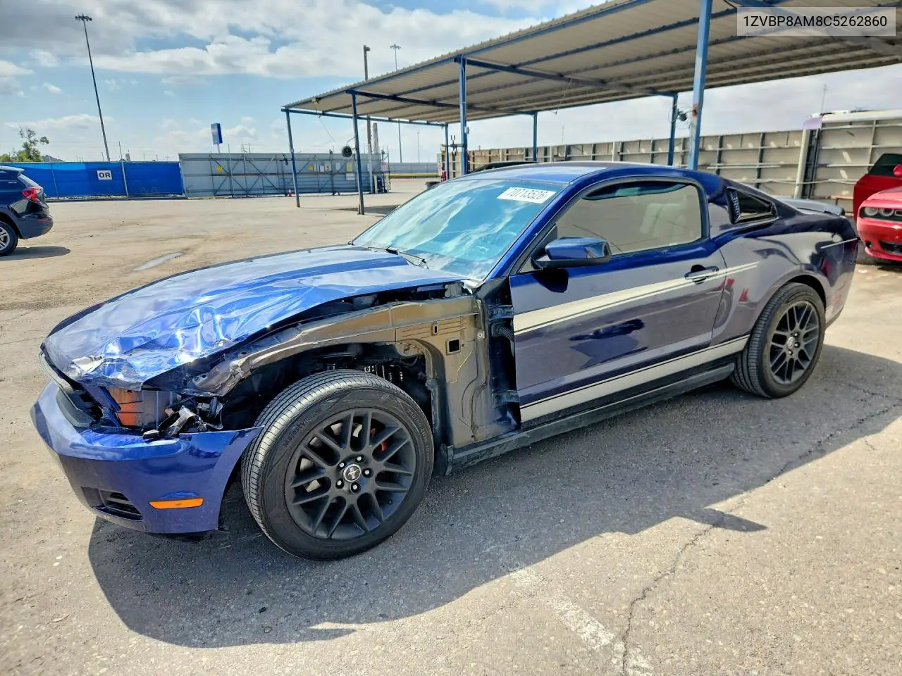 FORD MUSTANG 2012, VIN 1ZVBP8AM8C5262860
