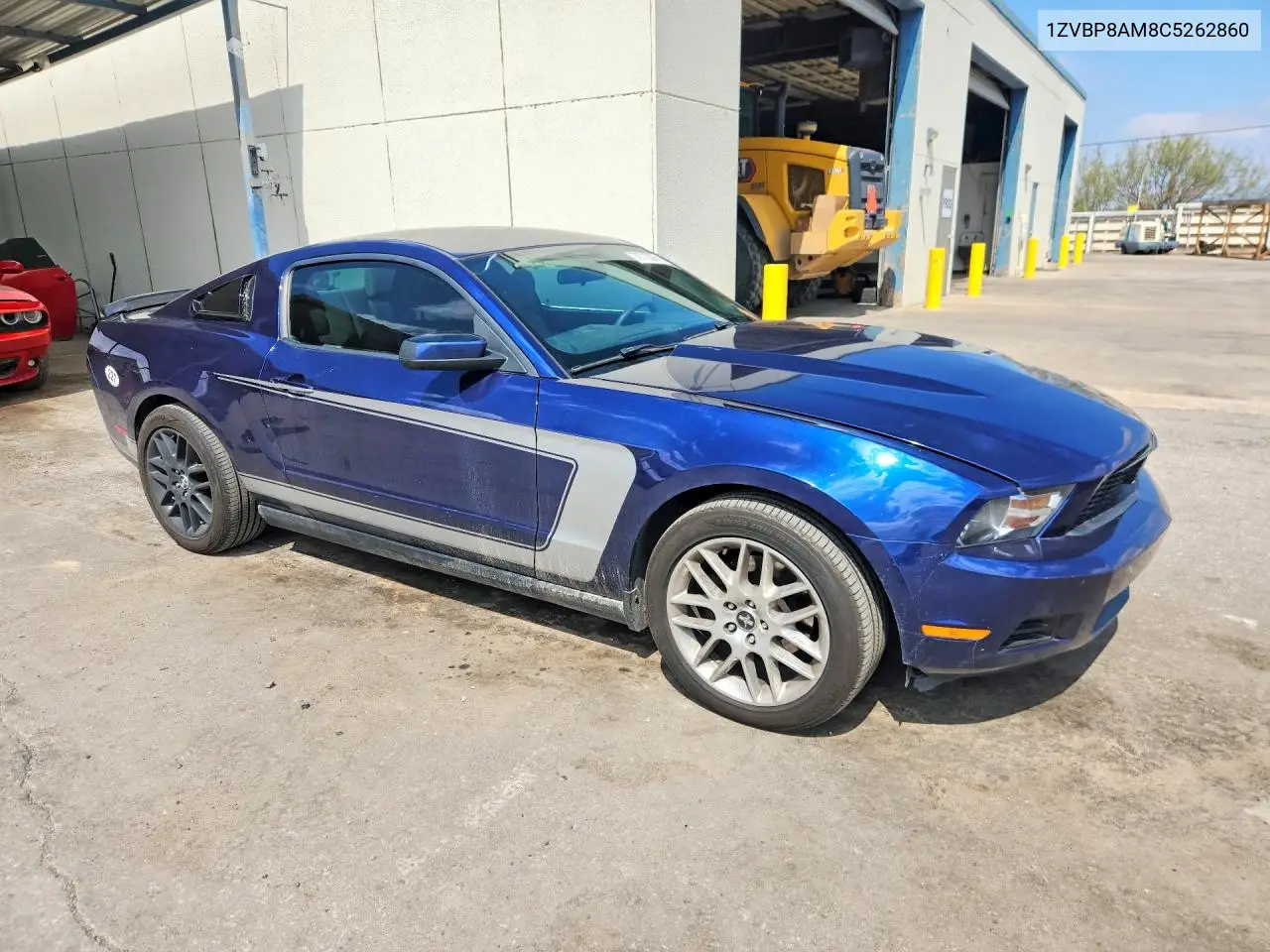2012 FORD MUSTANG VIN 1ZVBP8AM8C5262860 — фото 4