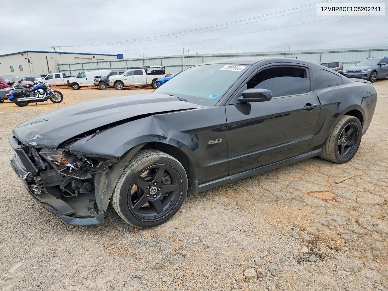 FORD MUSTANG 2012, VIN 1ZVBP8CF1C5202241