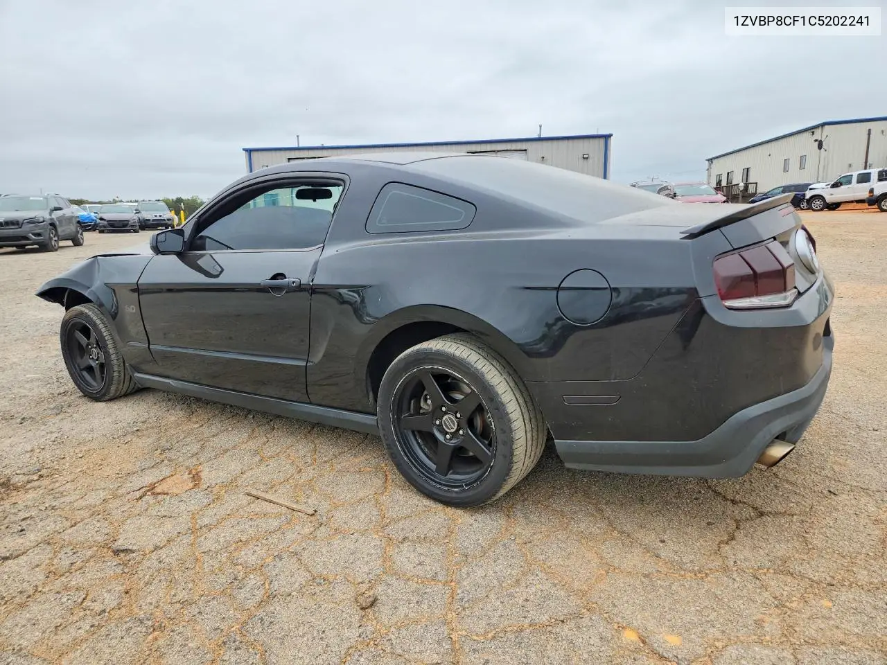 2012 FORD MUSTANG VIN 1ZVBP8CF1C5202241 — фото 2