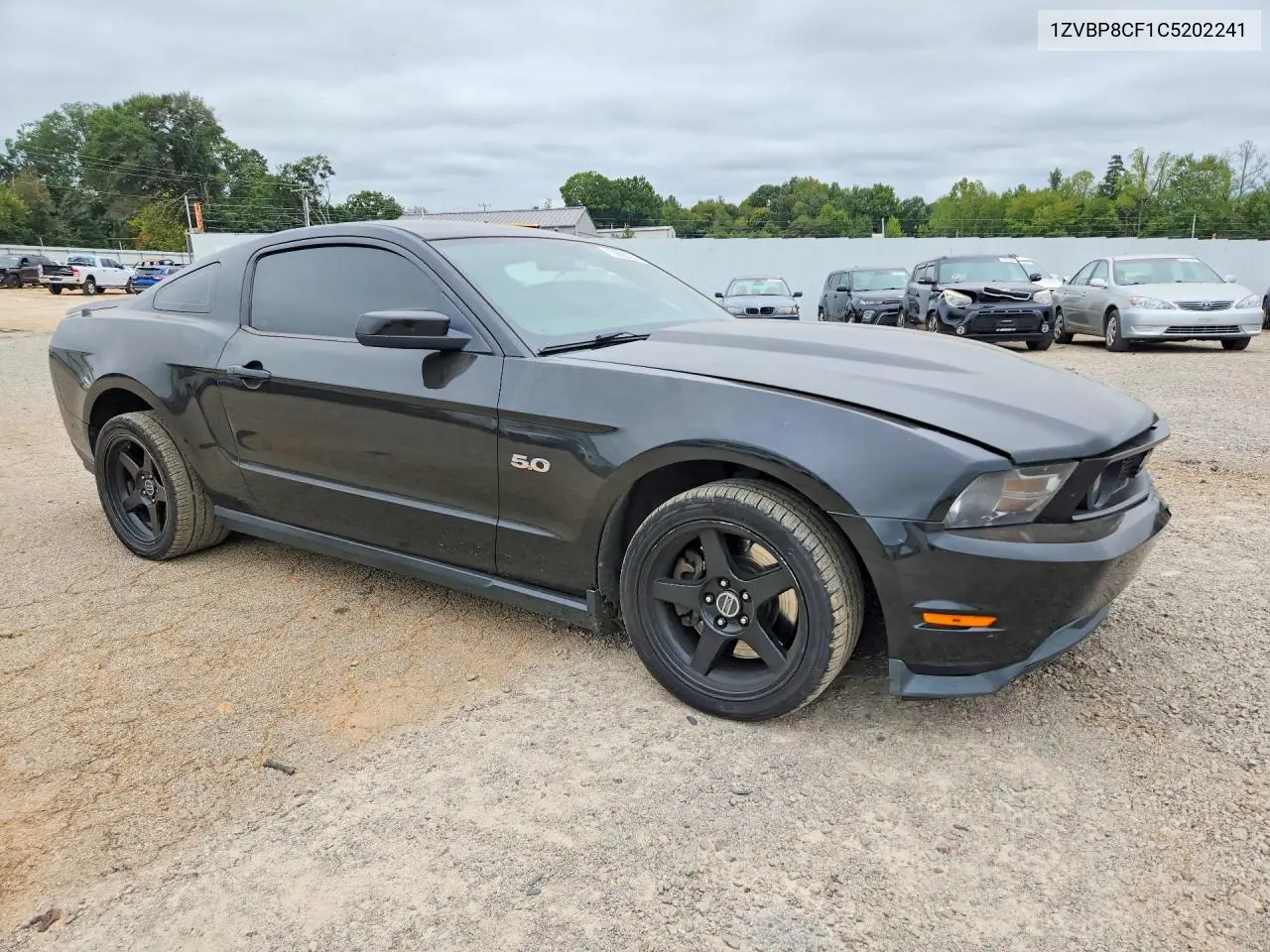2012 FORD MUSTANG VIN 1ZVBP8CF1C5202241 — фото 4