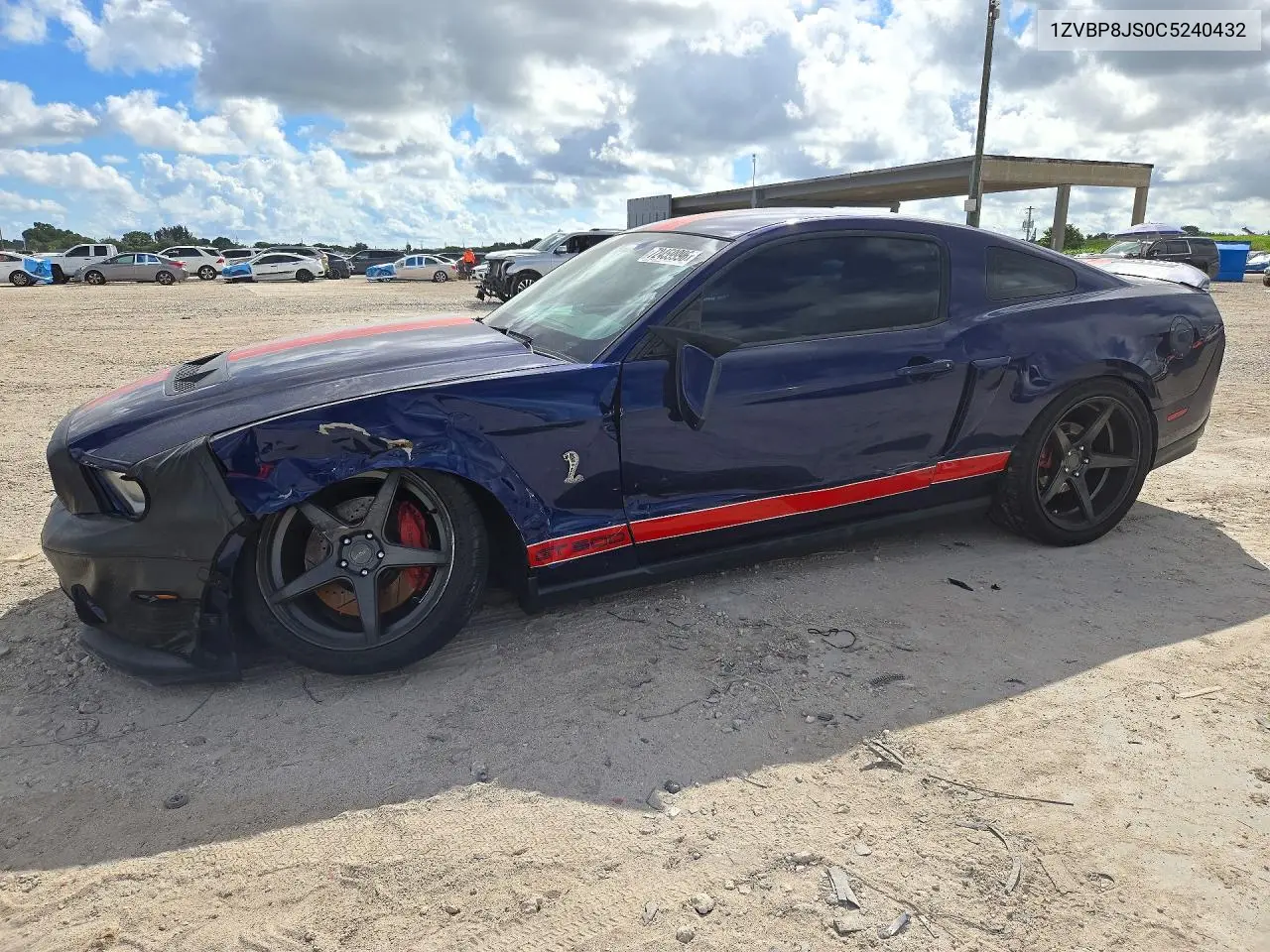 FORD MUSTANG 2012, VIN 1ZVBP8JS0C5240432