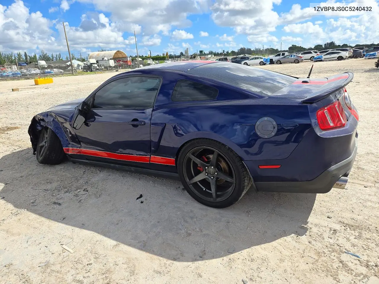 2012 FORD MUSTANG VIN 1ZVBP8JS0C5240432 — фото 2