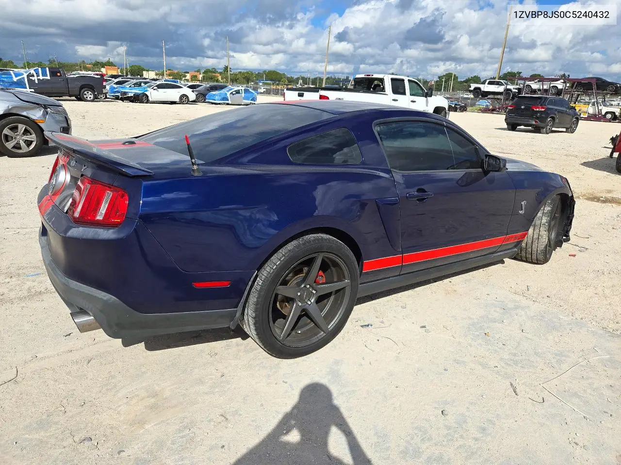 2012 FORD MUSTANG VIN 1ZVBP8JS0C5240432 — фото 3