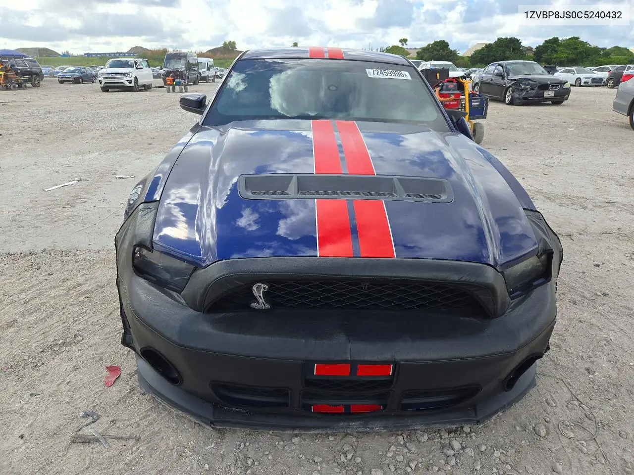 2012 FORD MUSTANG VIN 1ZVBP8JS0C5240432 — фото 5