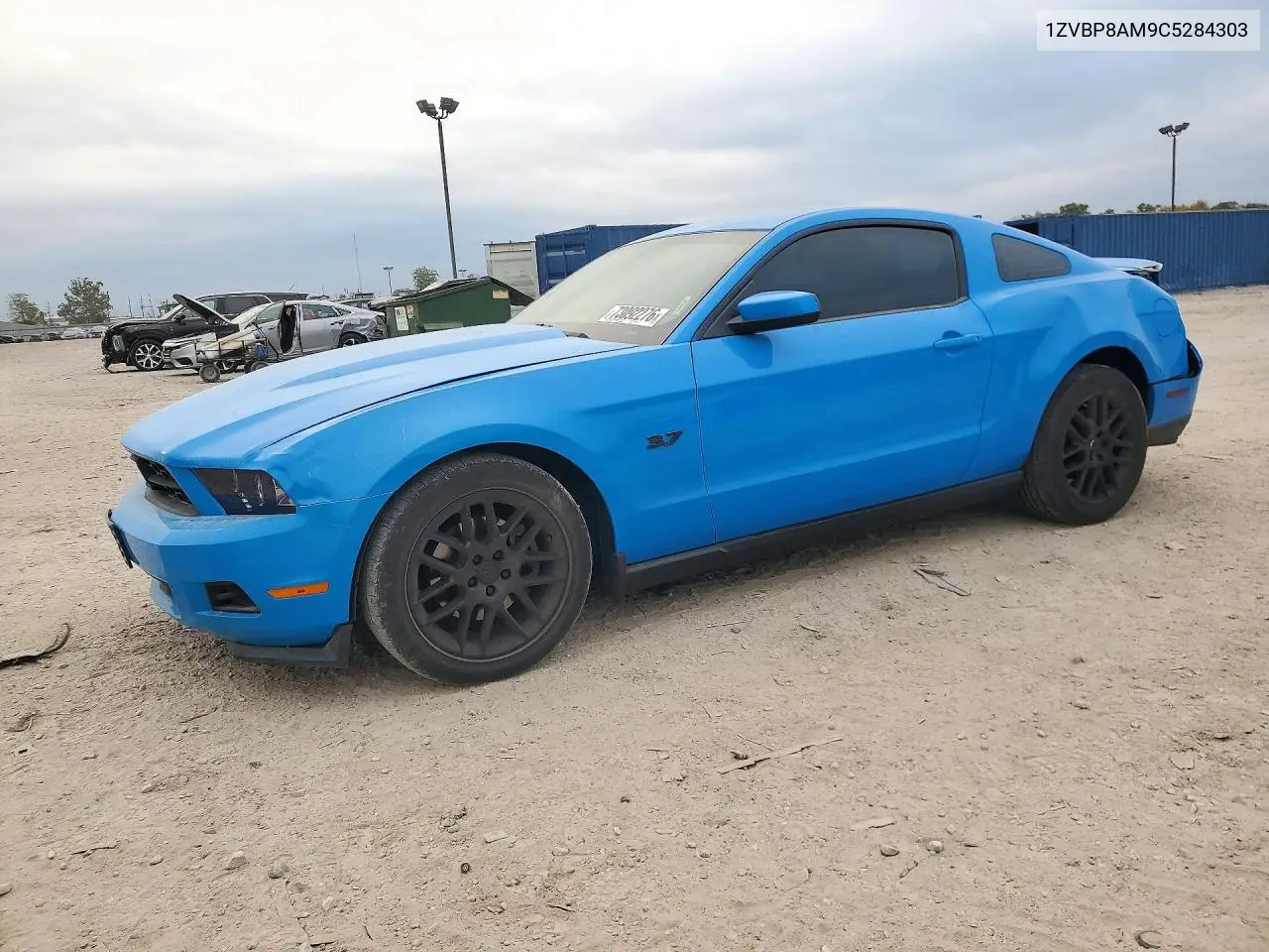 FORD MUSTANG 2012, VIN 1ZVBP8AM9C5284303