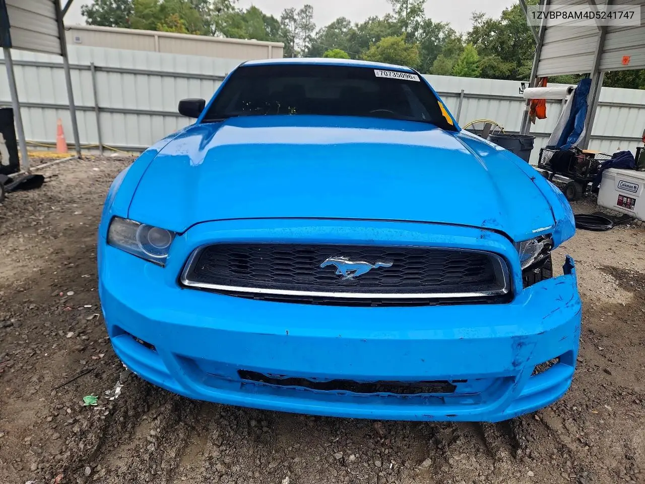 2013 FORD MUSTANG VIN 1ZVBP8AM4D5241747 — фото 5