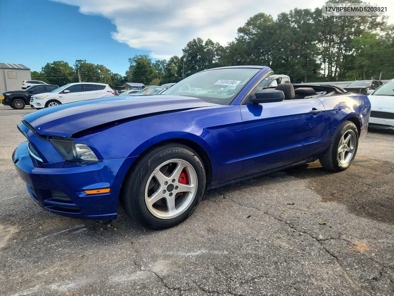 FORD MUSTANG 2013, VIN 1ZVBP8EM6D5203821