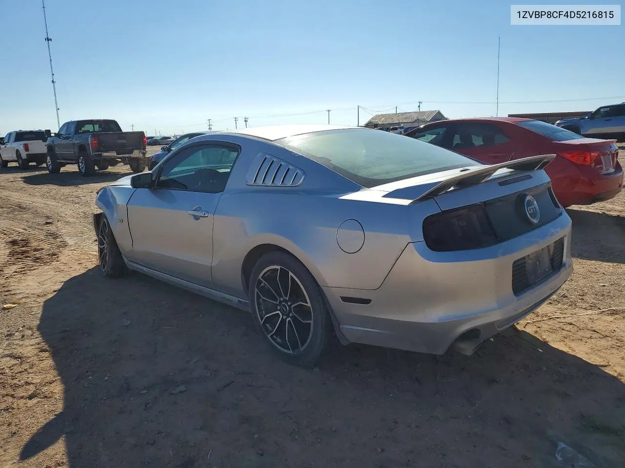 2013 FORD MUSTANG VIN 1ZVBP8CF4D5216815 — фото 2