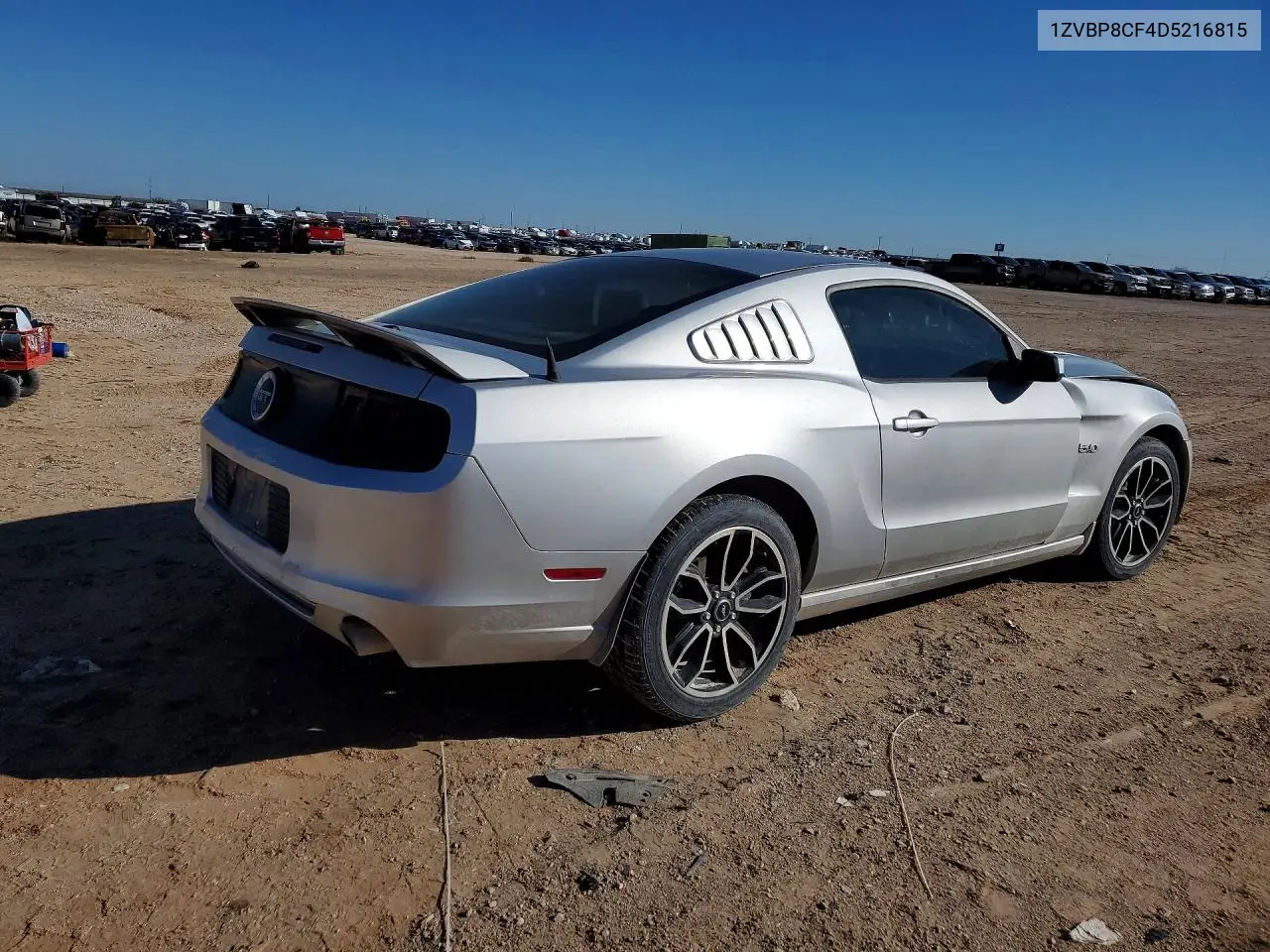2013 FORD MUSTANG VIN 1ZVBP8CF4D5216815 — фото 3