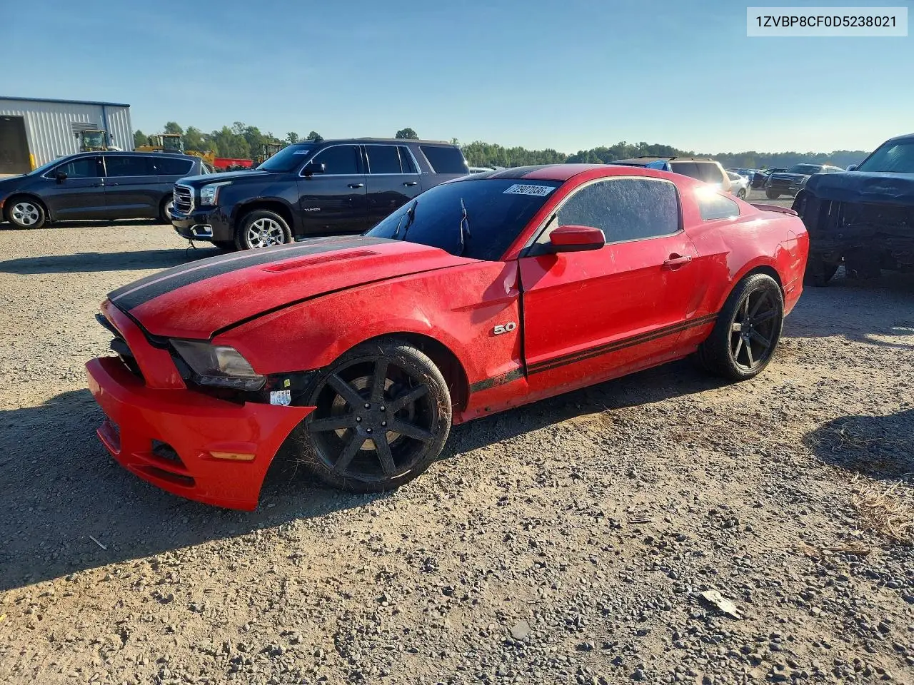FORD MUSTANG 2013, VIN 1ZVBP8CF0D5238021