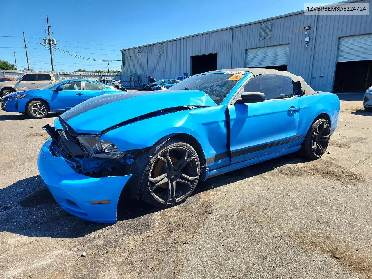 FORD MUSTANG 2013, VIN 1ZVBP8EM3D5224724