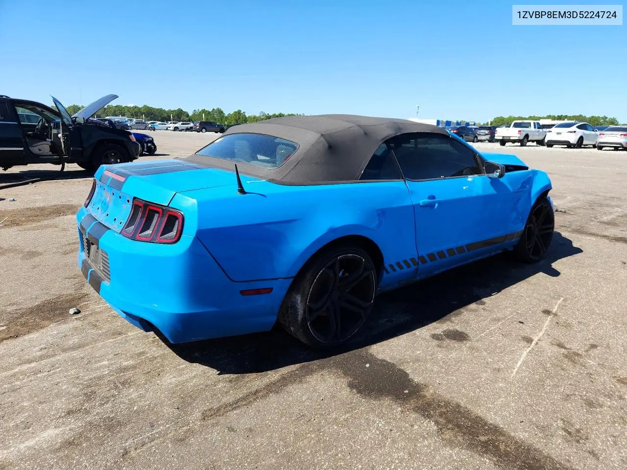 2013 FORD MUSTANG VIN 1ZVBP8EM3D5224724 — фото 3