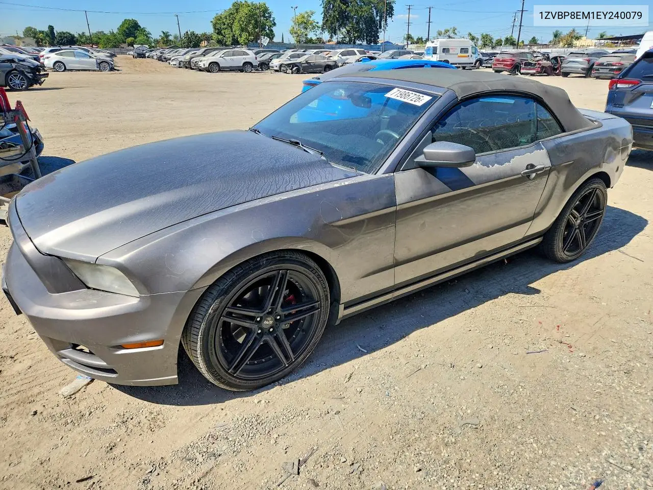 FORD MUSTANG 2014, VIN 1ZVBP8EM1E5240079