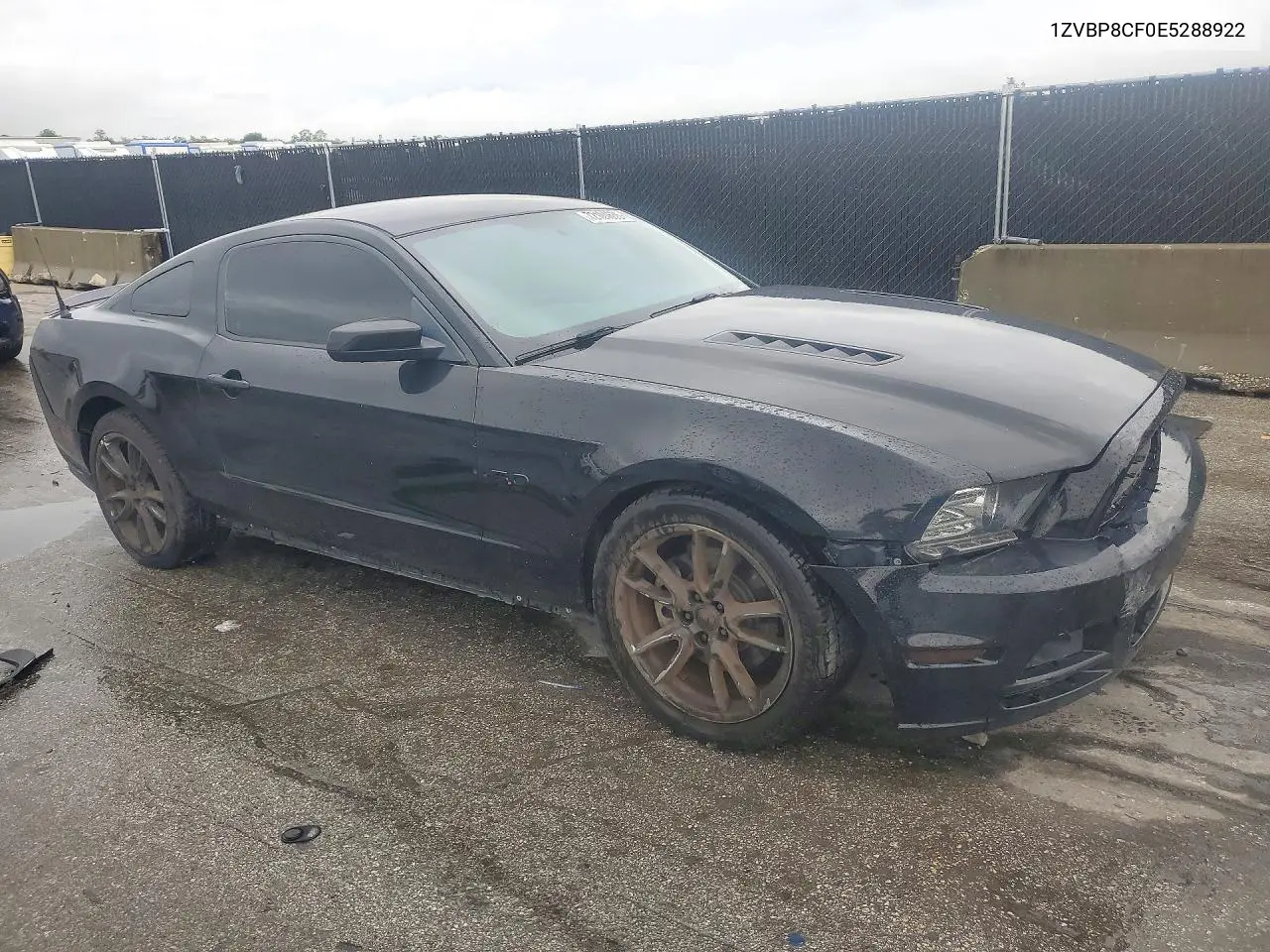 2014 FORD MUSTANG VIN 1ZVBP8CF0E5288922 — фото 4