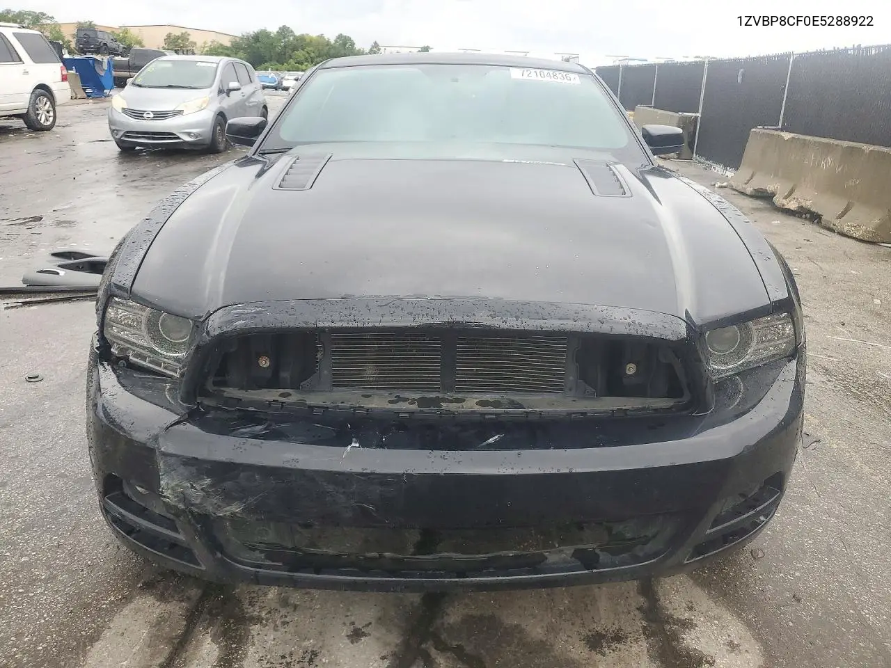2014 FORD MUSTANG VIN 1ZVBP8CF0E5288922 — фото 5