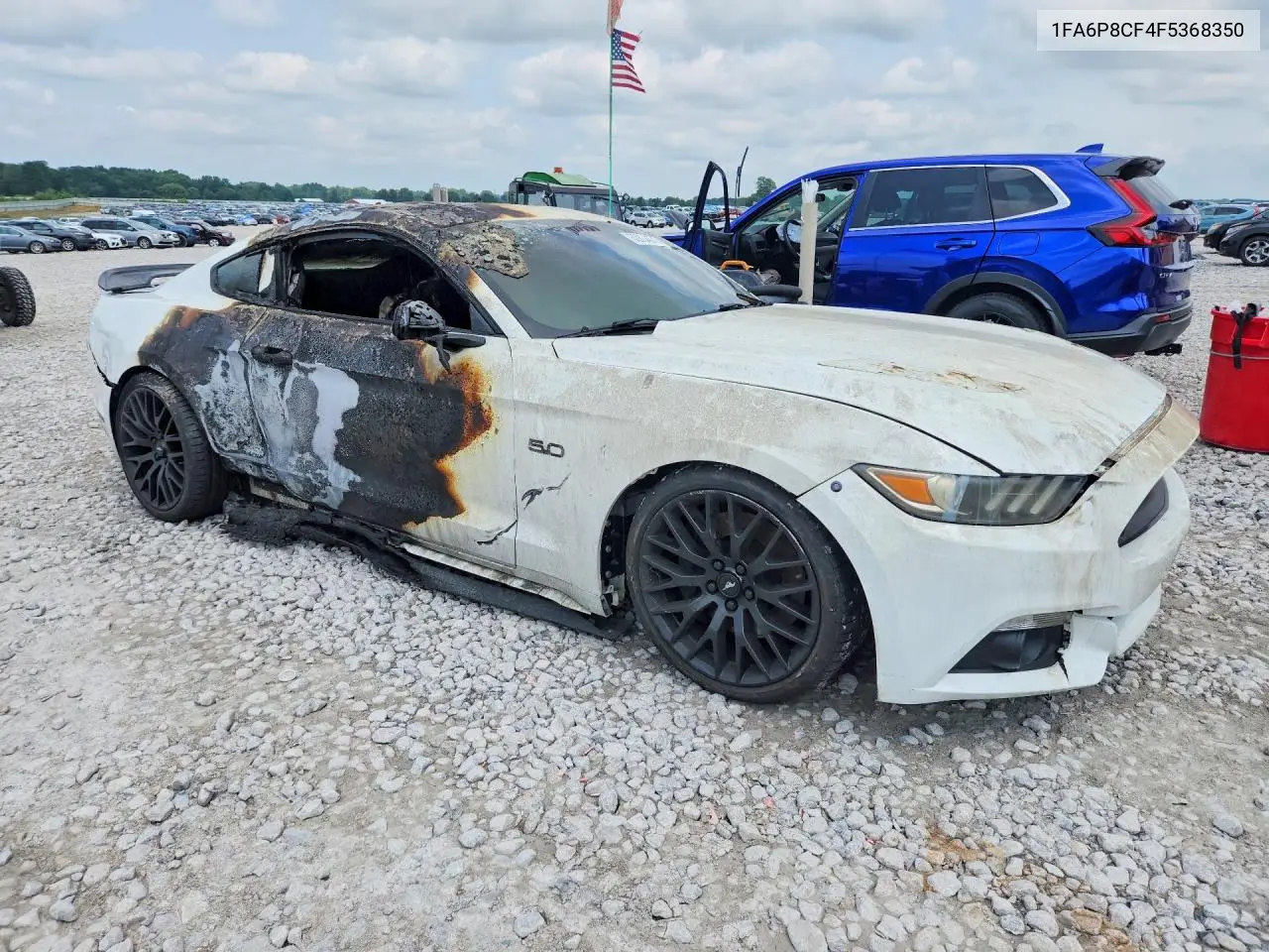2015 FORD MUSTANG VIN 1FA6P8CF4F5368350 — фото 4