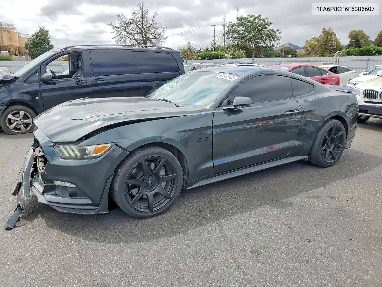 FORD MUSTANG 2015, VIN 1FA6P8CF6F5386607