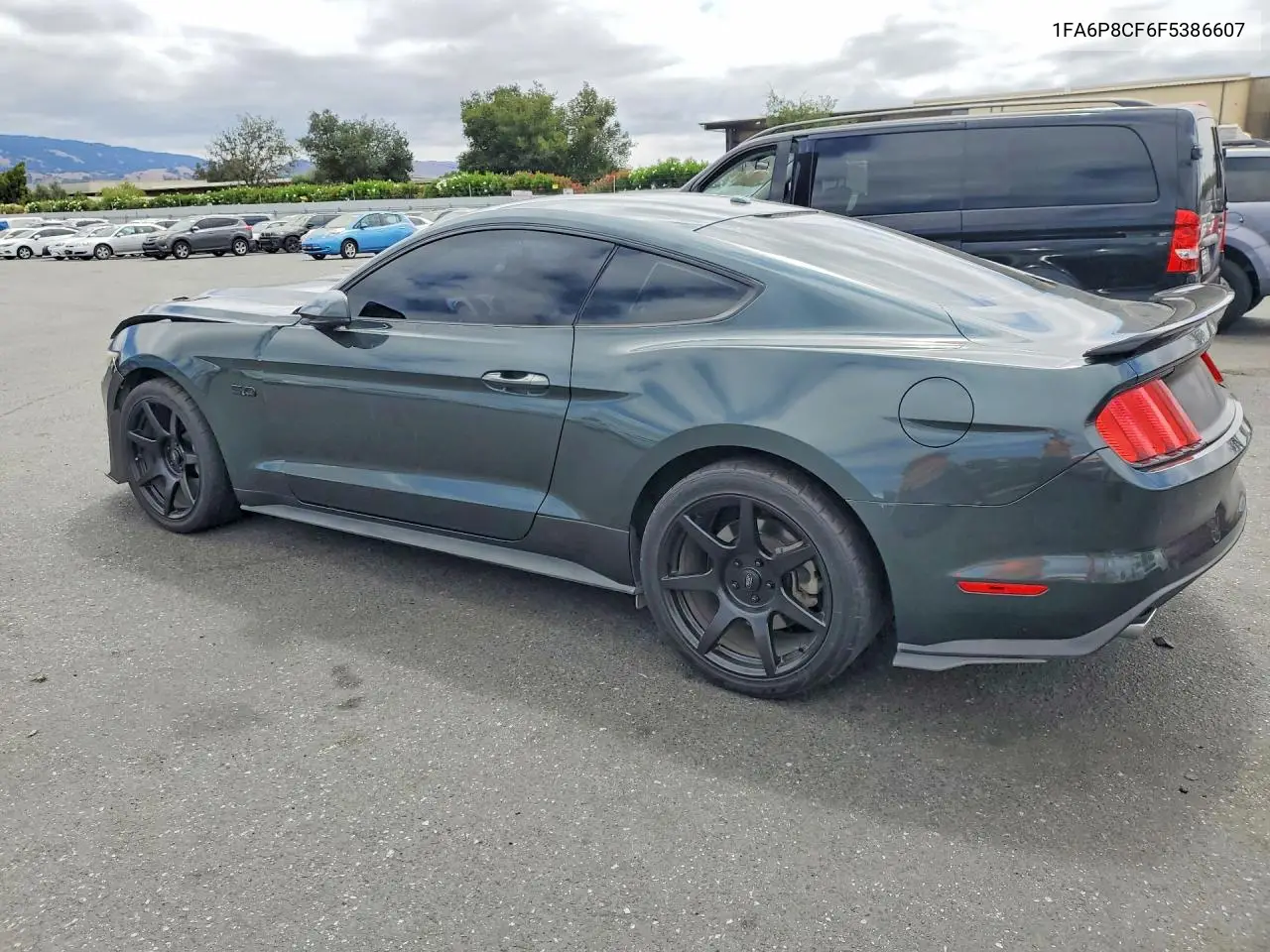 2015 FORD MUSTANG VIN 1FA6P8CF6F5386607 — фото 2