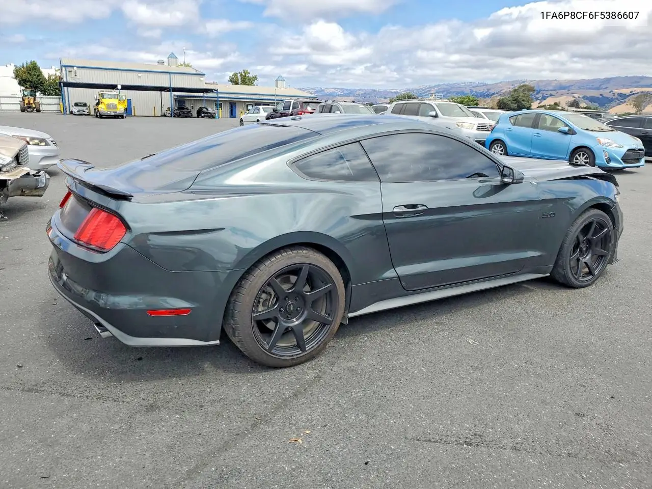 2015 FORD MUSTANG VIN 1FA6P8CF6F5386607 — фото 3