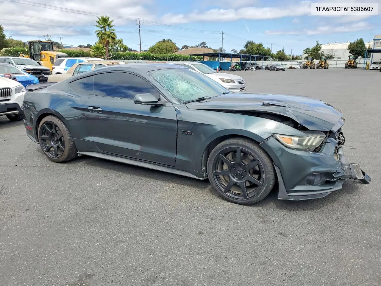 2015 FORD MUSTANG VIN 1FA6P8CF6F5386607 — фото 4