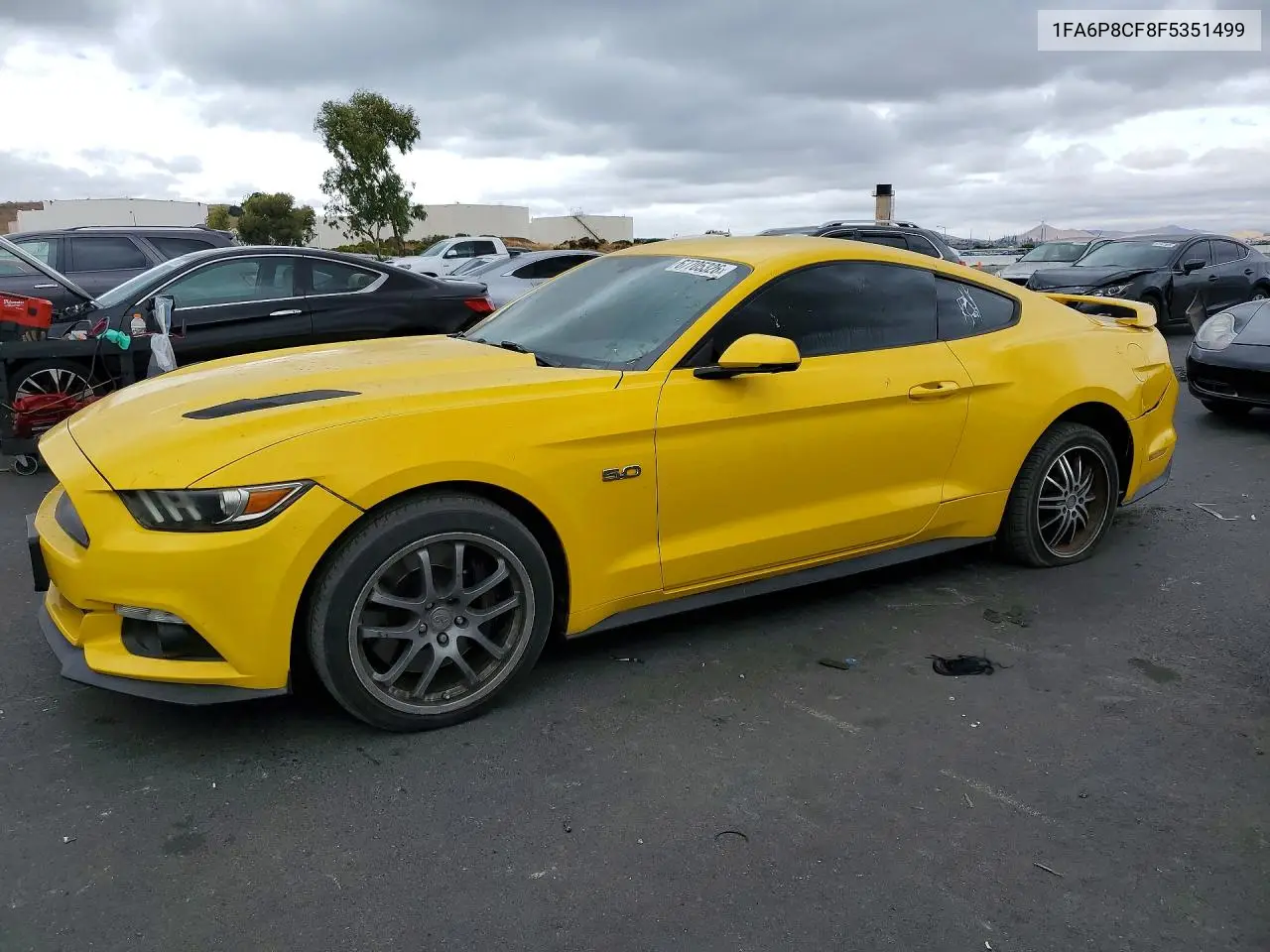 FORD MUSTANG 2015, VIN 1FA6P8CF8F5351499