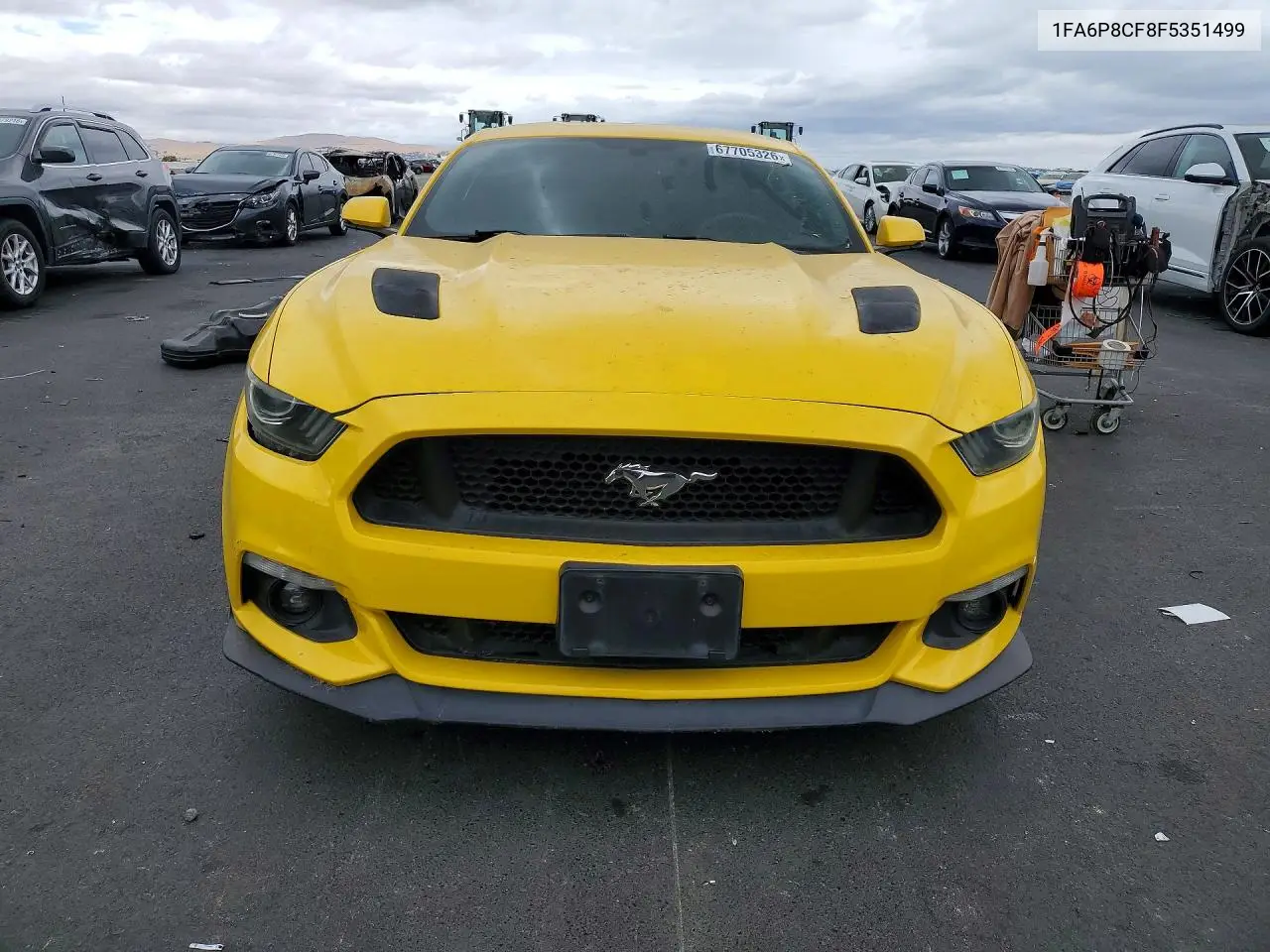 2015 FORD MUSTANG VIN 1FA6P8CF8F5351499 — фото 5