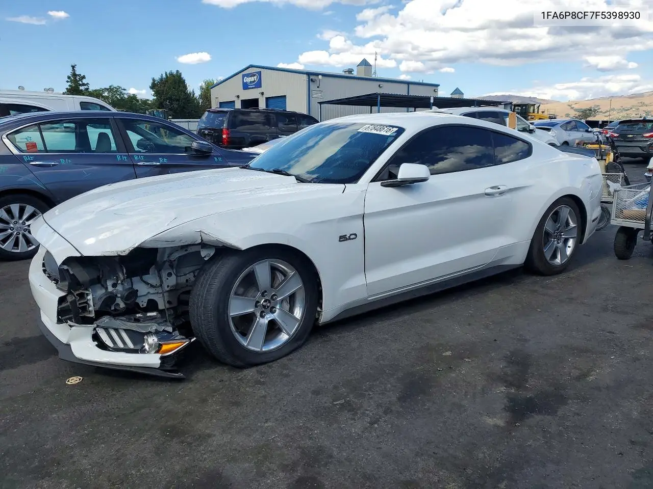 FORD MUSTANG 2015, VIN 1FA6P8CF7F5398930