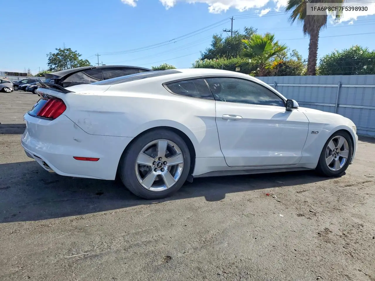 2015 FORD MUSTANG VIN 1FA6P8CF7F5398930 — фото 3