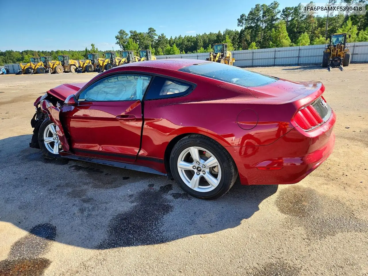 2015 FORD MUSTANG VIN 1FA6P8AMXF5390418 — фото 2