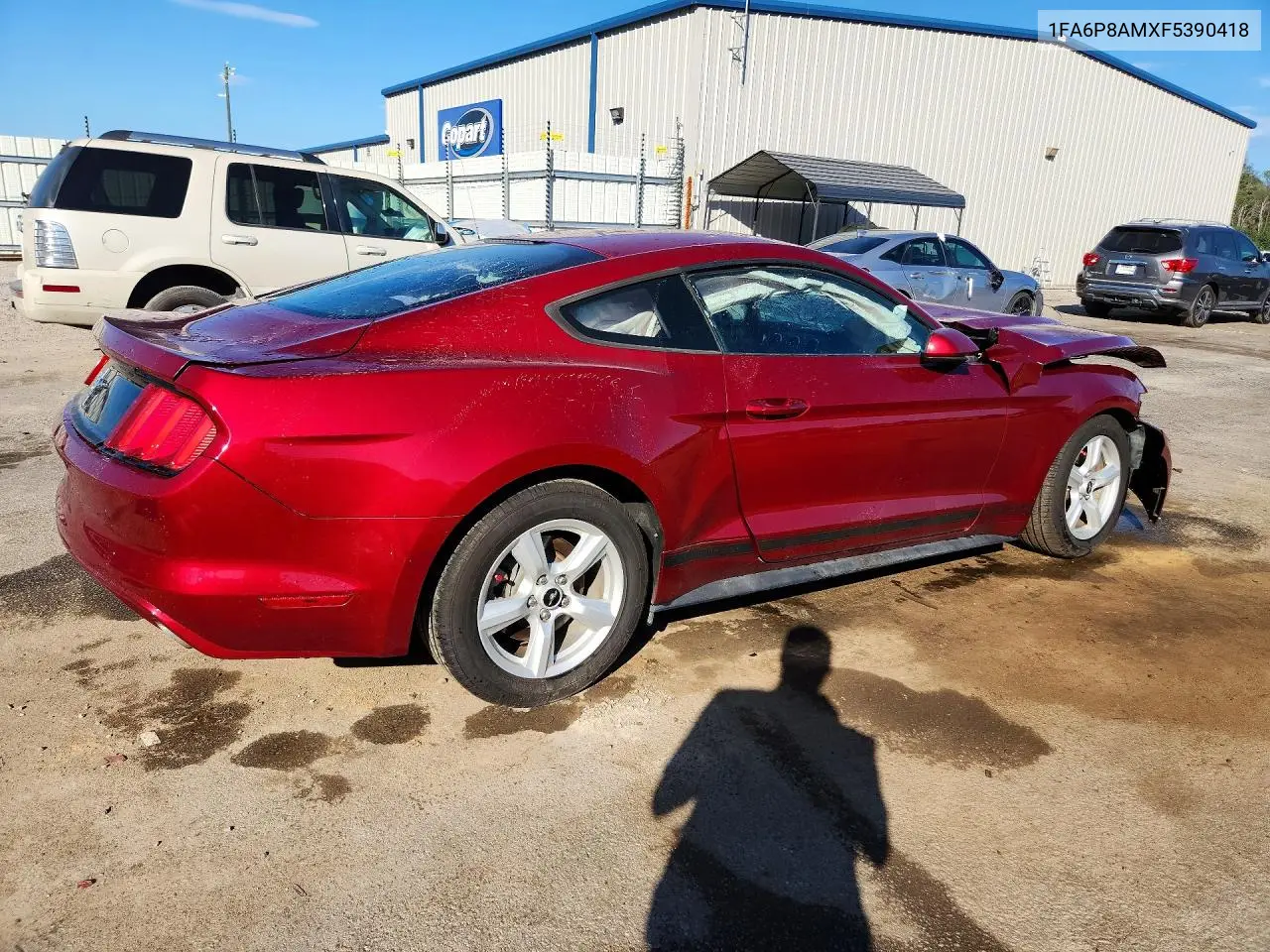 2015 FORD MUSTANG VIN 1FA6P8AMXF5390418 — фото 3