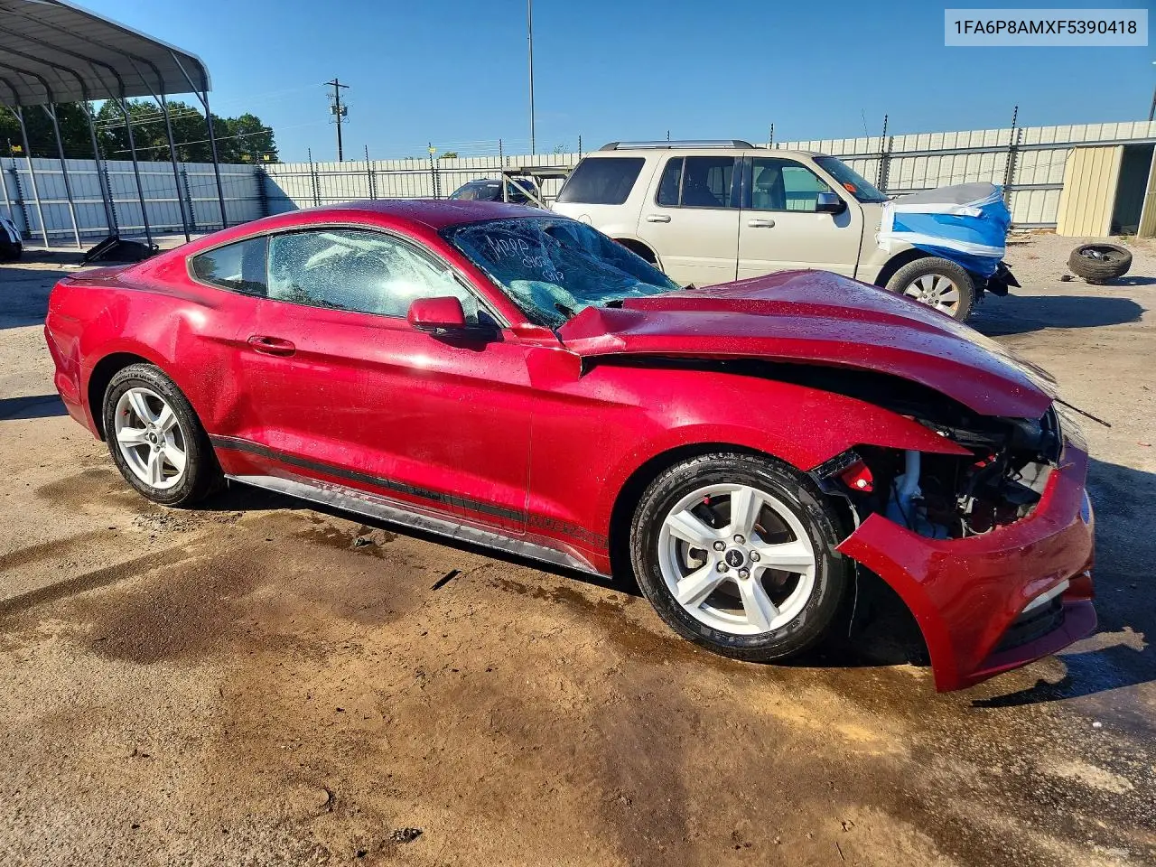2015 FORD MUSTANG VIN 1FA6P8AMXF5390418 — фото 4
