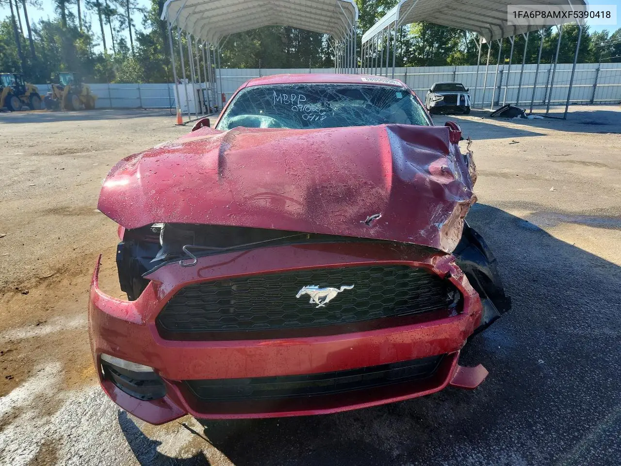 2015 FORD MUSTANG VIN 1FA6P8AMXF5390418 — фото 5