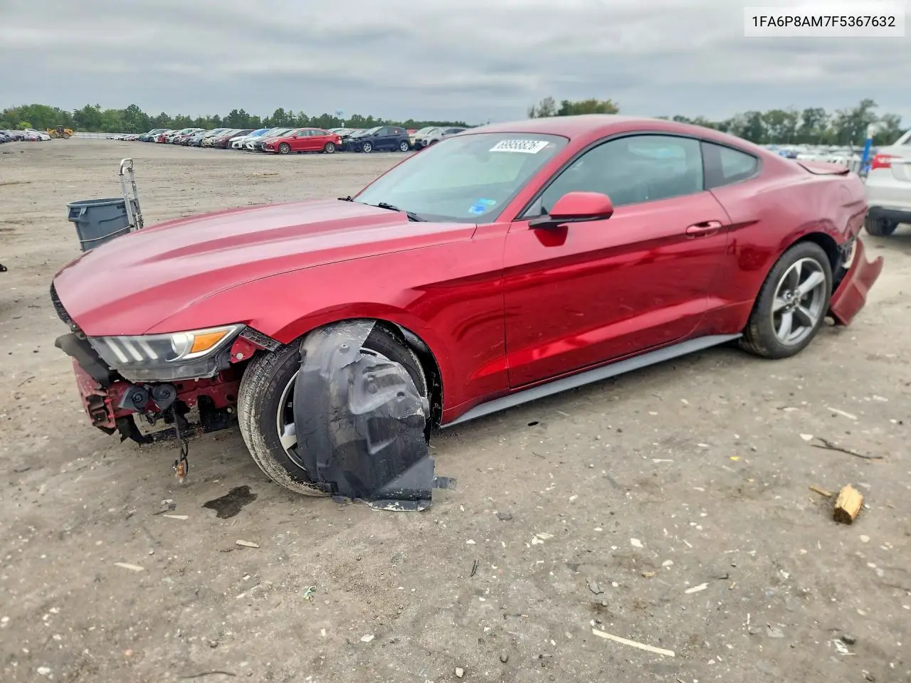 FORD MUSTANG 2015, VIN 1FA6P8AM7F5367632