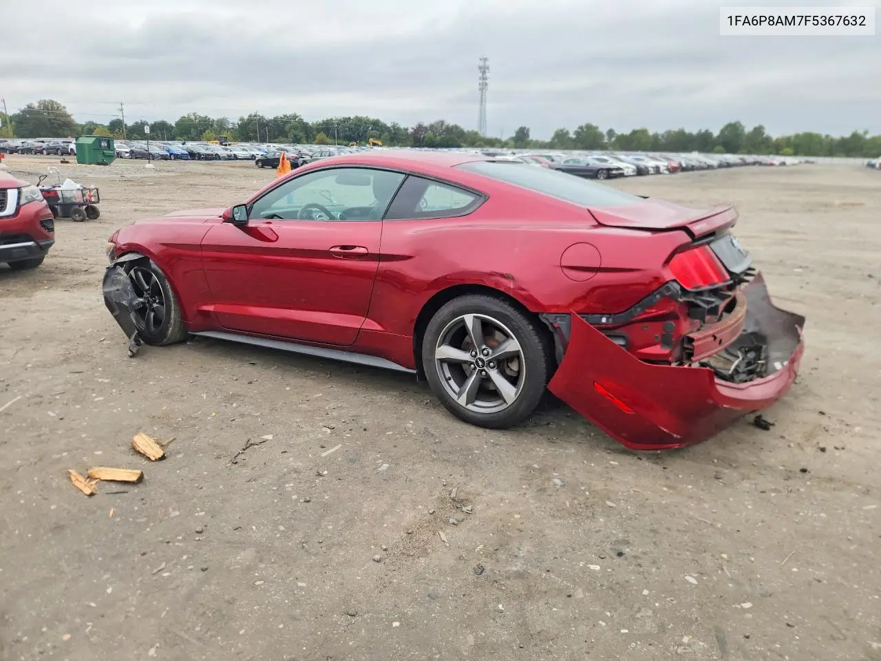 2015 FORD MUSTANG VIN 1FA6P8AM7F5367632 — фото 2