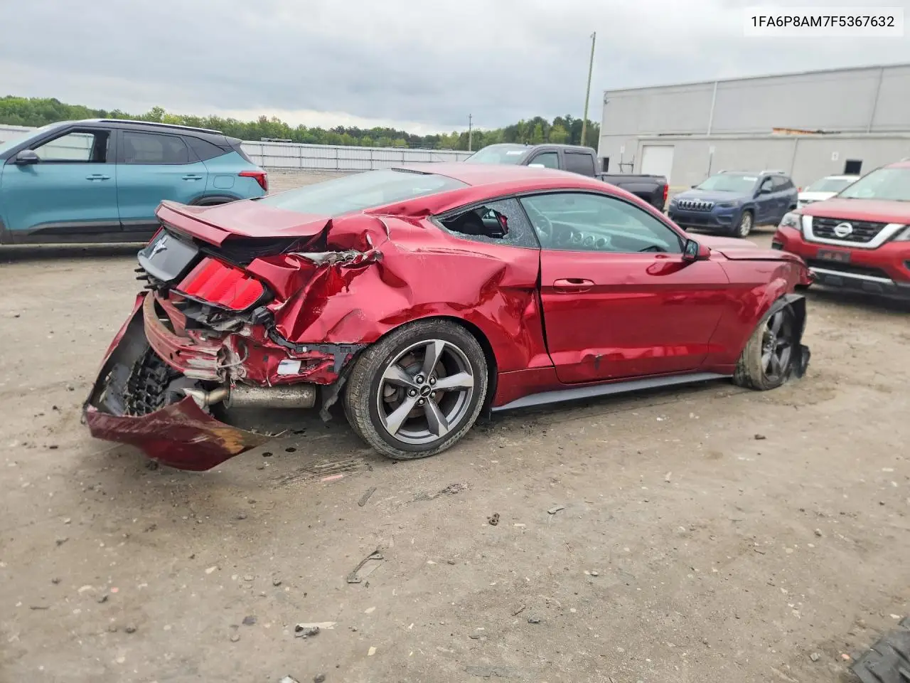 2015 FORD MUSTANG VIN 1FA6P8AM7F5367632 — фото 3