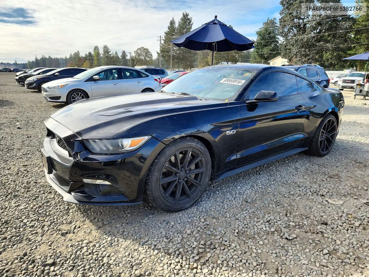 FORD MUSTANG 2015, VIN 1FA6P8CF6F5382766